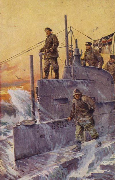 German U-boat, World War I by Stoewer Willy